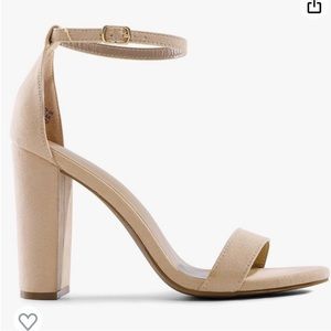 Women Nude shoes size 8 - no name